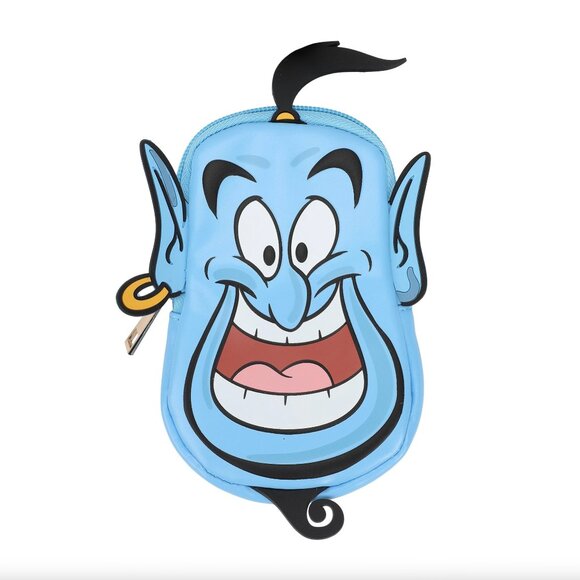 Disney Aladdin and Jasmine Backpack with Genie Wallet Carry All Pouch - Picture 9 of 11